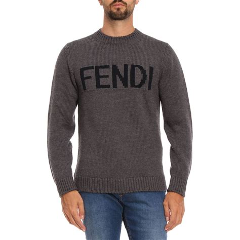 fendi men's logo sweater|Fendi sweater men's sale.